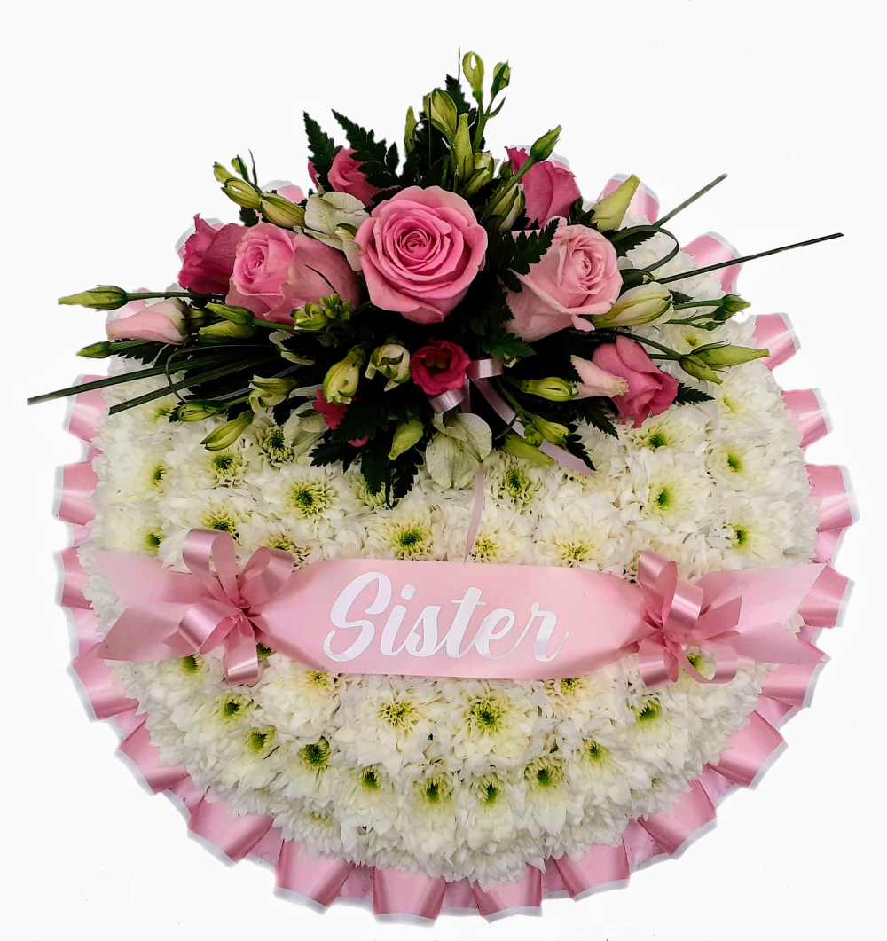 Massed Posy Pad - Pink & White