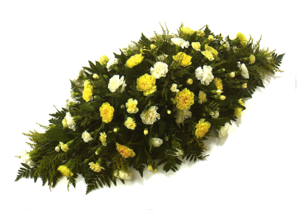 Carnation casket spray