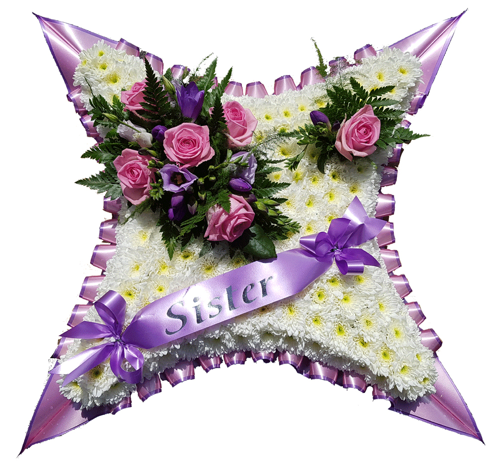 Pink and Lilac Cushion